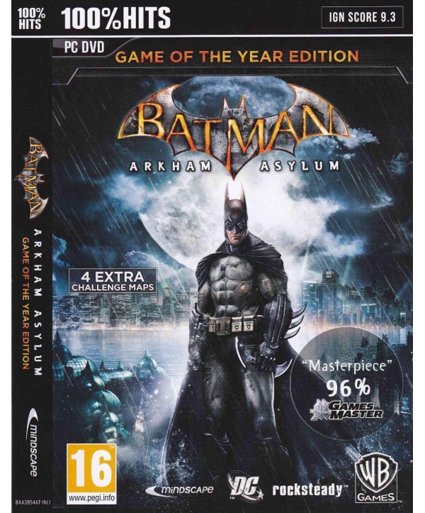 Batman: Arkham Asylum GOTY Edition GOG.com Key GLOBAL